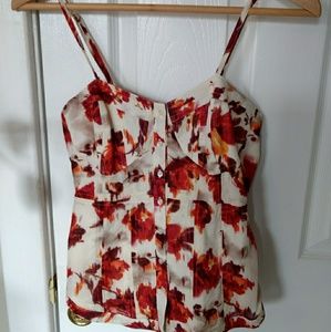 Floral Button Down Cami
